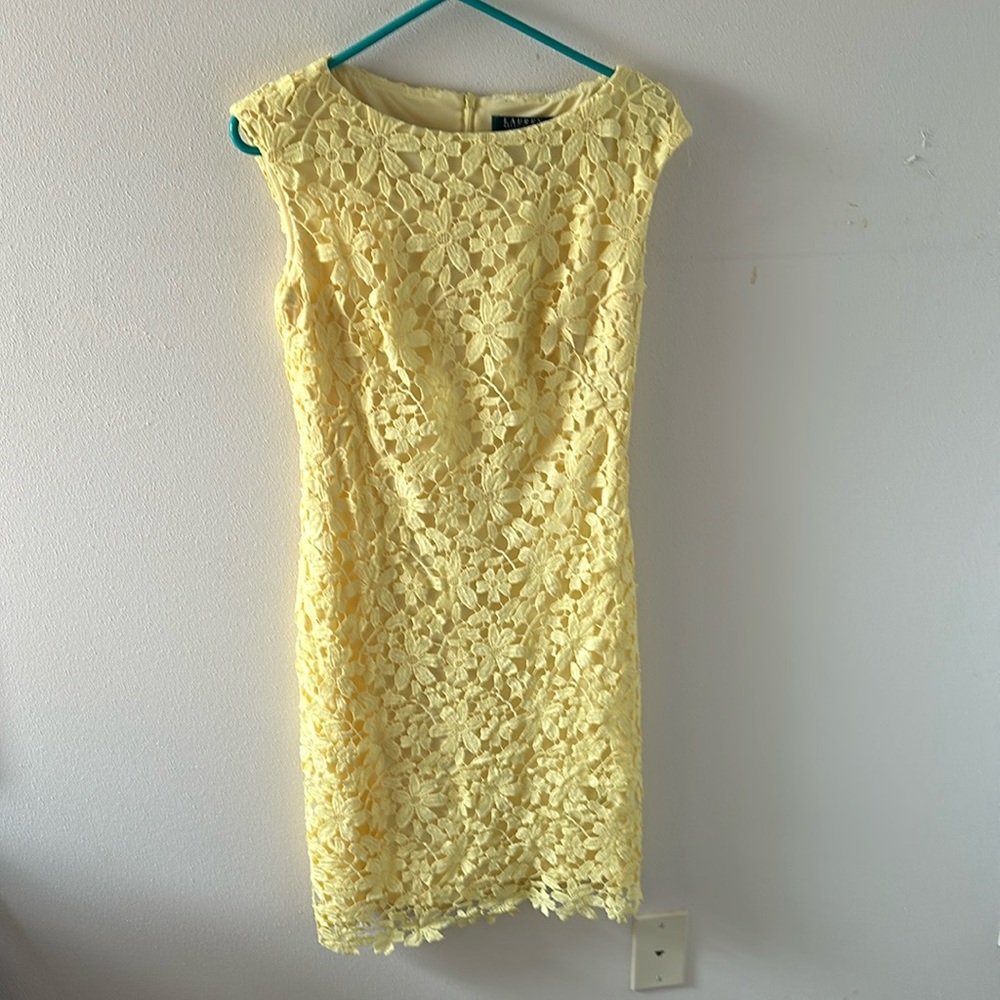 Lauren Ralph Lauren Lace Sheath Dress